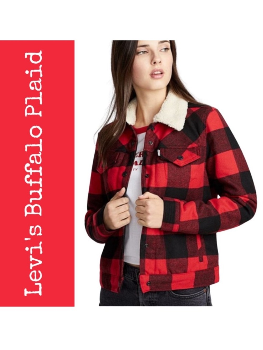 Levi’s Buffalo Plaid Jacket